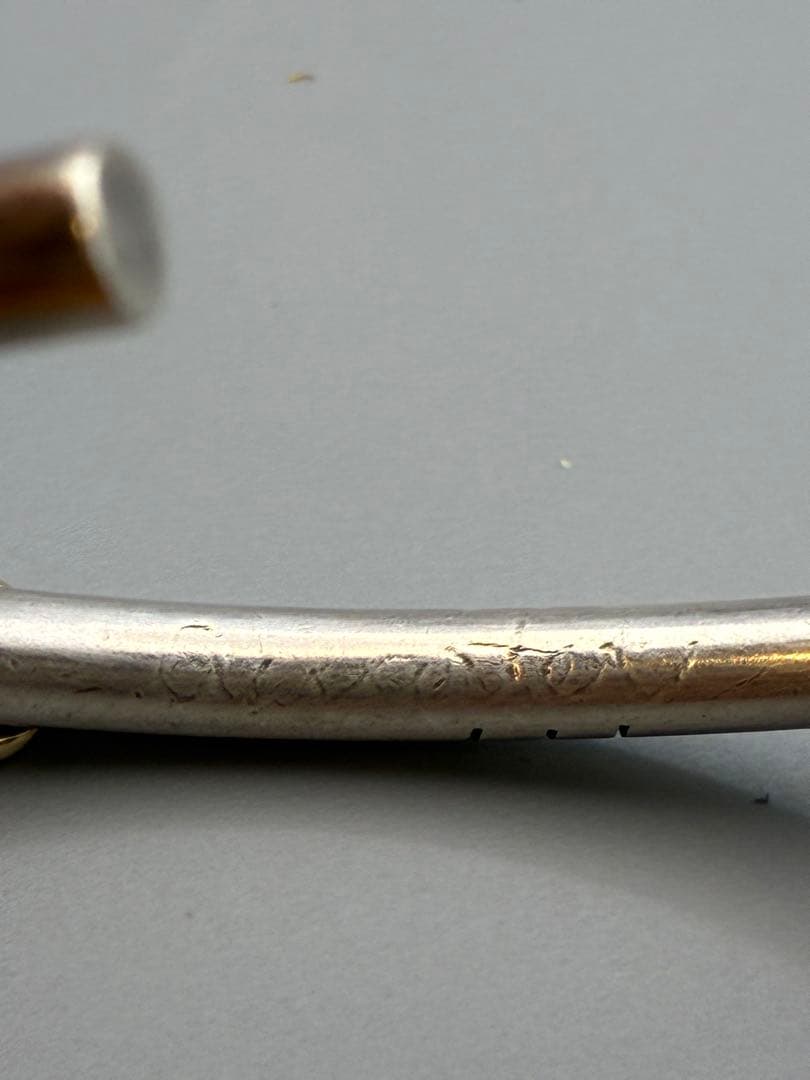 金　銀　バングル　メンズ