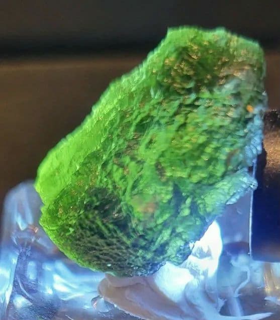 ！！本物保証！！★天然モルダバイト★　原石　鑑別書付き