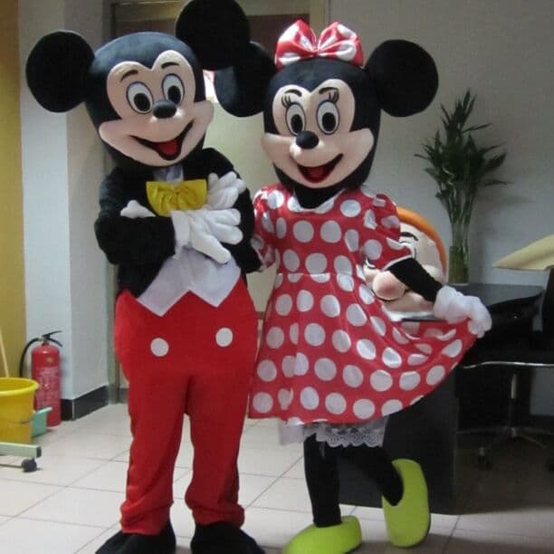 ハロウィン特価！コスプレミッキー　ミニー　着ぐるみ　結婚式　二次会　余興　忘年会