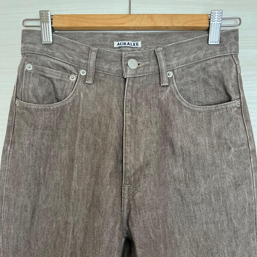 AURALEE | オーラリー　HARD TWIST BROWN DENIM