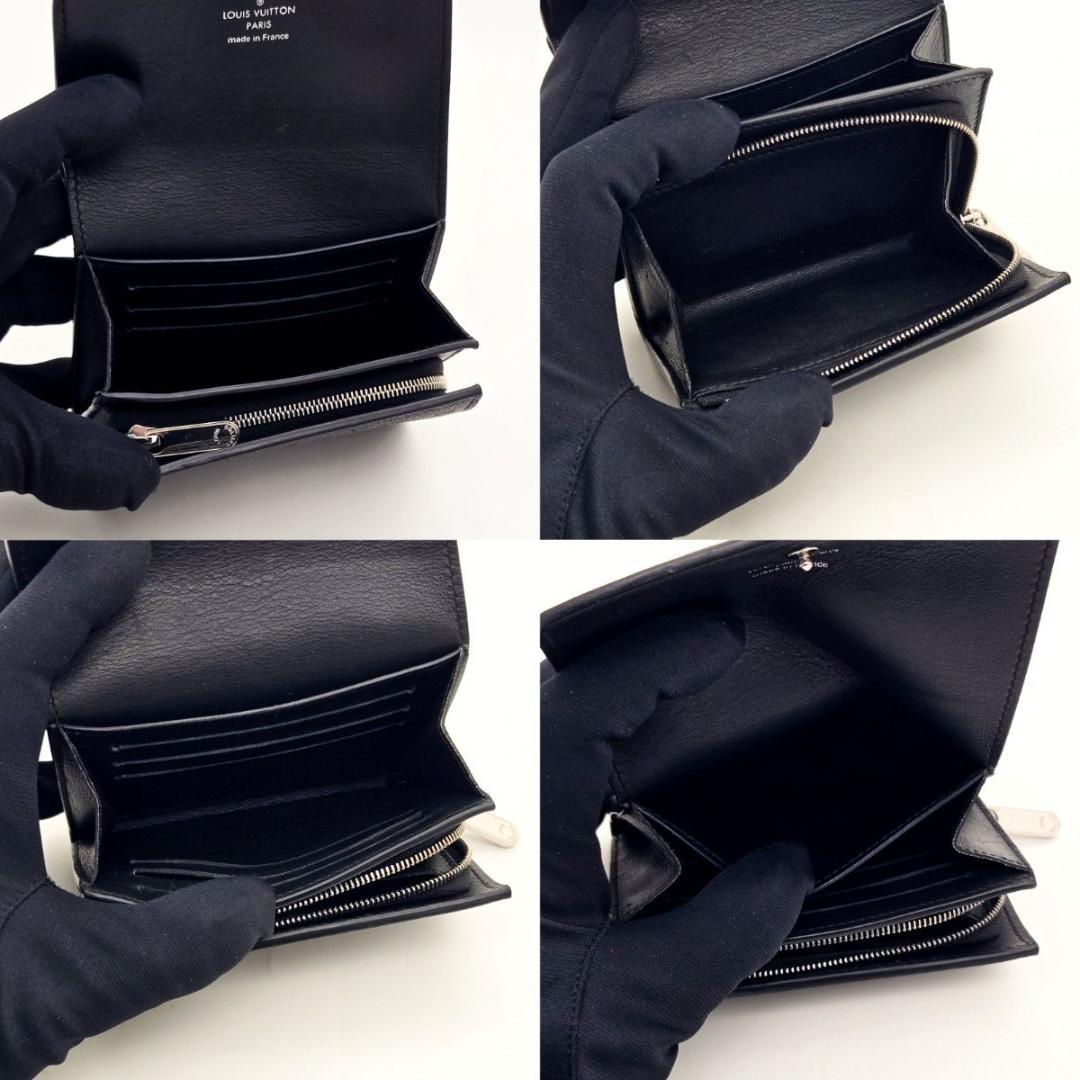 るん ルイヴィトン 財布 イリス コンパクト マヒナ ブラック A707