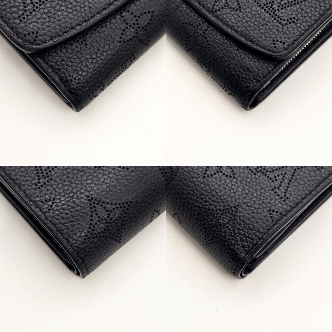 るん ルイヴィトン 財布 イリス コンパクト マヒナ ブラック A707