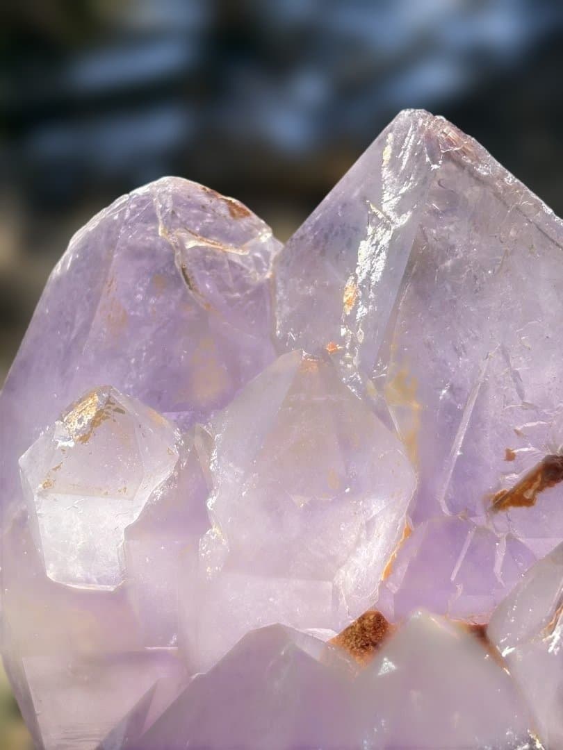 ❤️厳選　希少　約1.4kg 逸品　城　紫鰐水晶　骸骨水晶 エレスチャルクォーツ