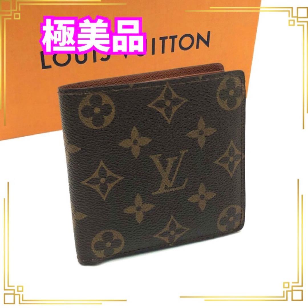 ルイヴィトン モノグラム ポルトフォイユ マルコ ウォレット 二つ折り財布