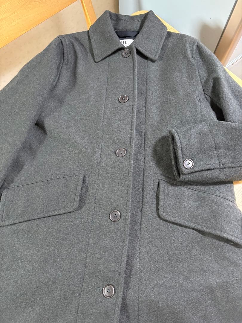 も*ん様 マーガレットハウエル　MHL.ベーシックメルトン　コート　レディースL