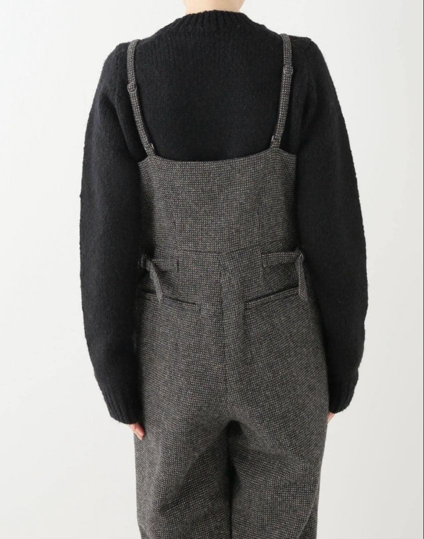 サロペット・オーバーオール・オールインワン AURALEE WOOL HAIRLINE LIGHT TWEEDOVERALL