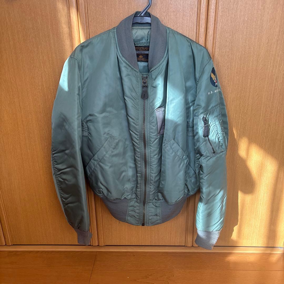 ALPHA MA-1 フライトジャケット M オリーブグリーン