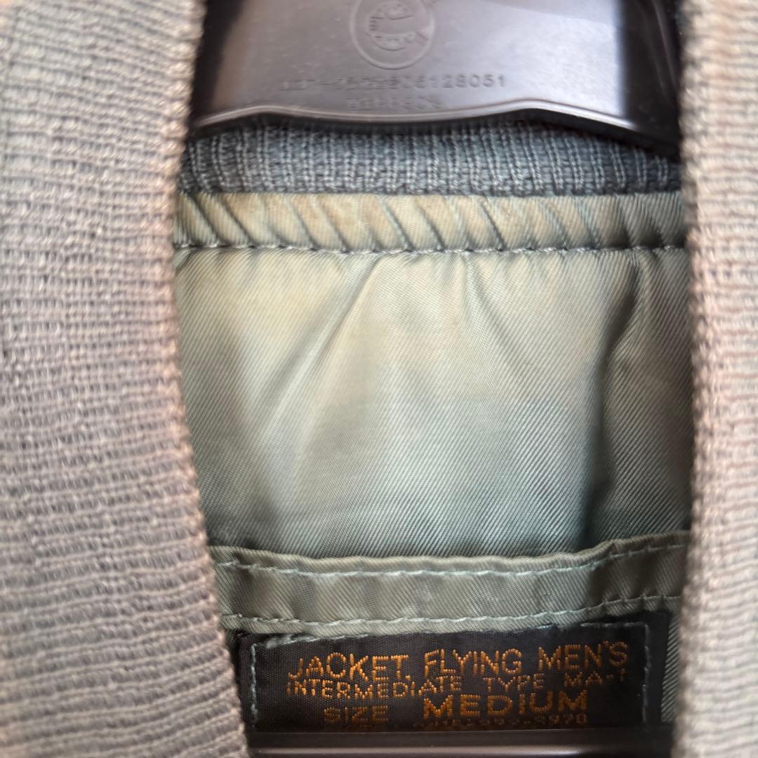 ALPHA MA-1 フライトジャケット M オリーブグリーン