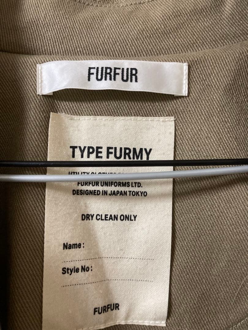 FURFUR 厚手　トレンチ