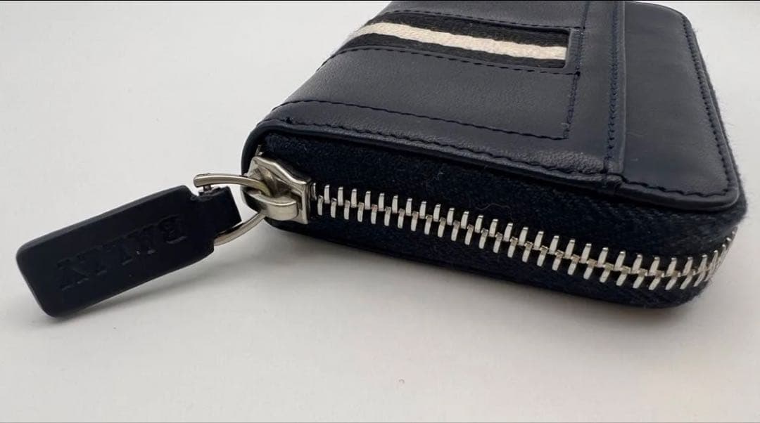 BALLY バリー ラウンドファスナー ミニ財布 ケース カードケース