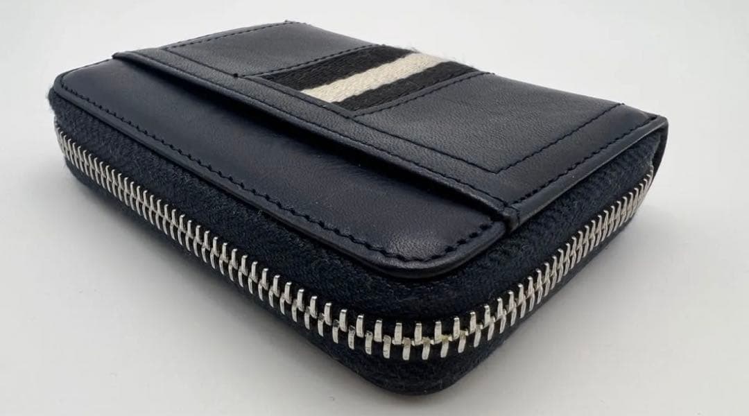 BALLY バリー ラウンドファスナー ミニ財布 ケース カードケース