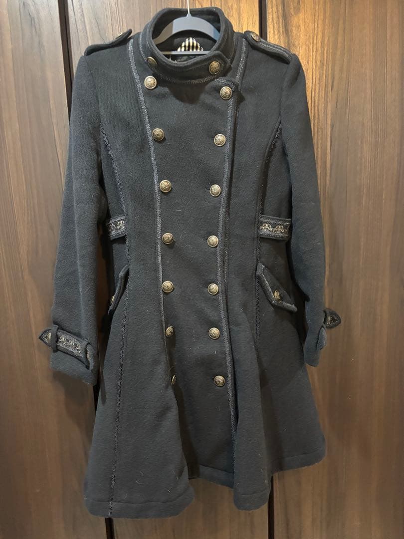 OZZ CROCE 薔薇刺繍スタンドカラーコート