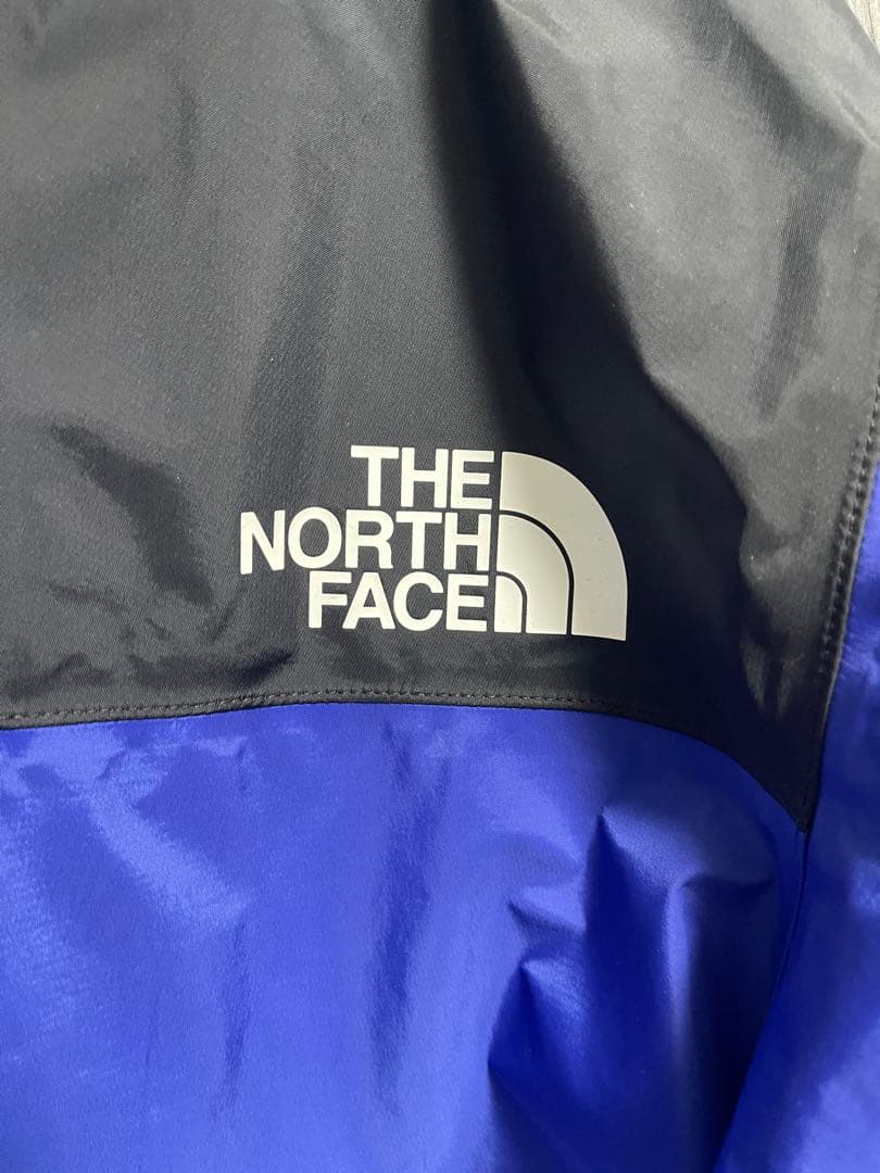 【着用1回】美品　ザノースフェイス　レインテックス　ゴアジャケット　L 青