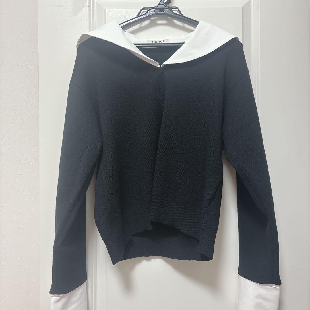 THE TOÉ THE TOE Cochem Sailor Top ブラック