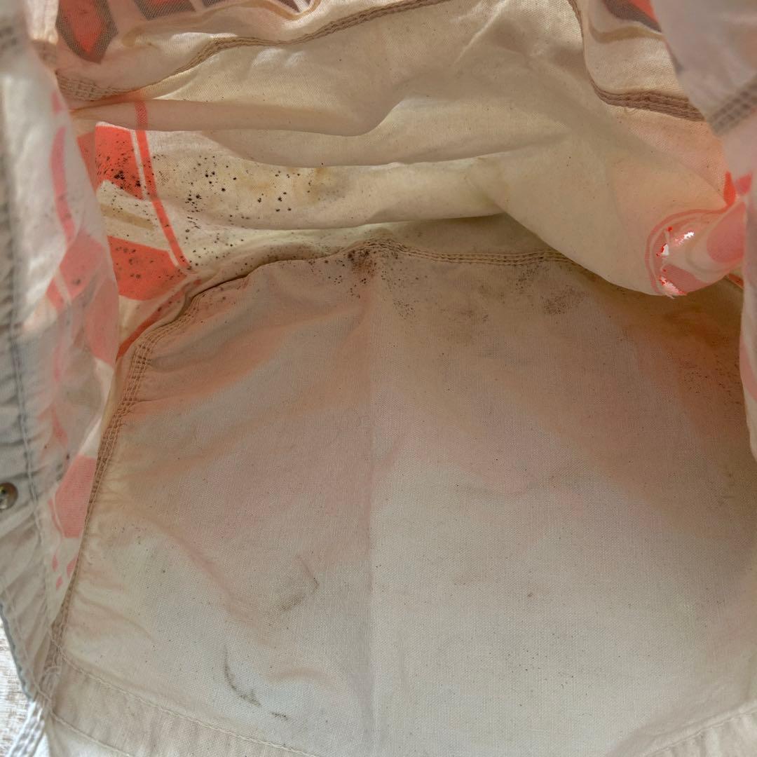 レア PLAIN DEALER ニュースペーパーバッグ オレンジ