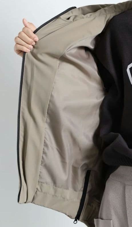 CLOVE フードミドルダウンブルゾン