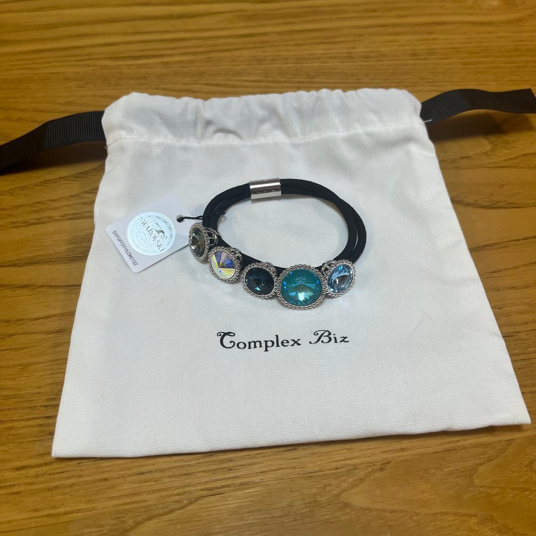 Complex Biz スワロフスキークリスタル ヘアゴム