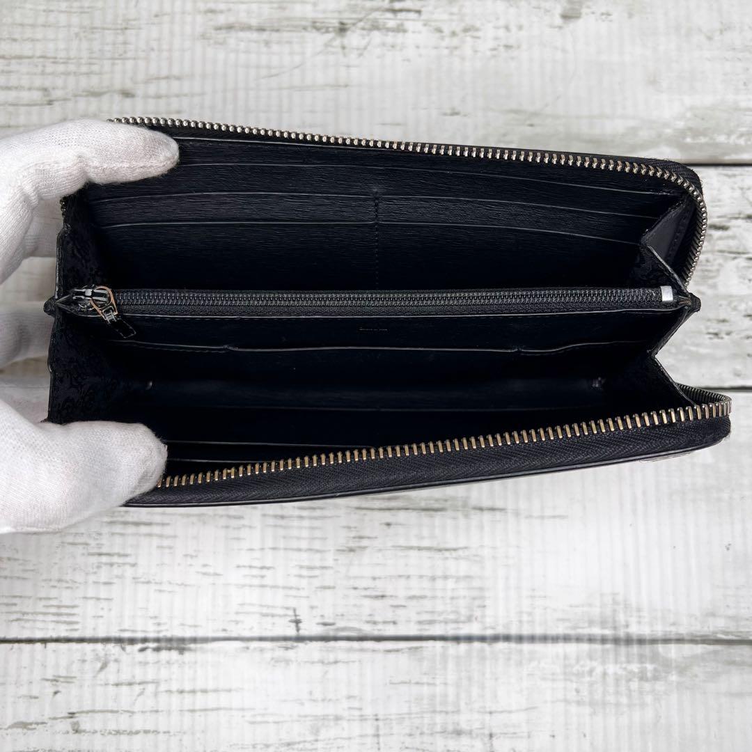 dunhill ダンヒル レザー ラウンドファスナー 長財布