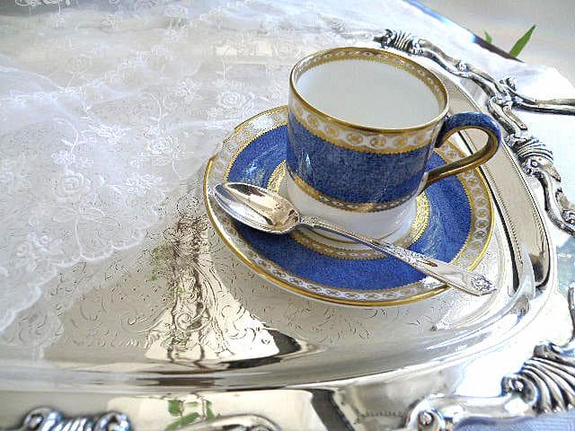 Mappin & Webb　純銀スターリングシルバー　デミタススプーン　６本