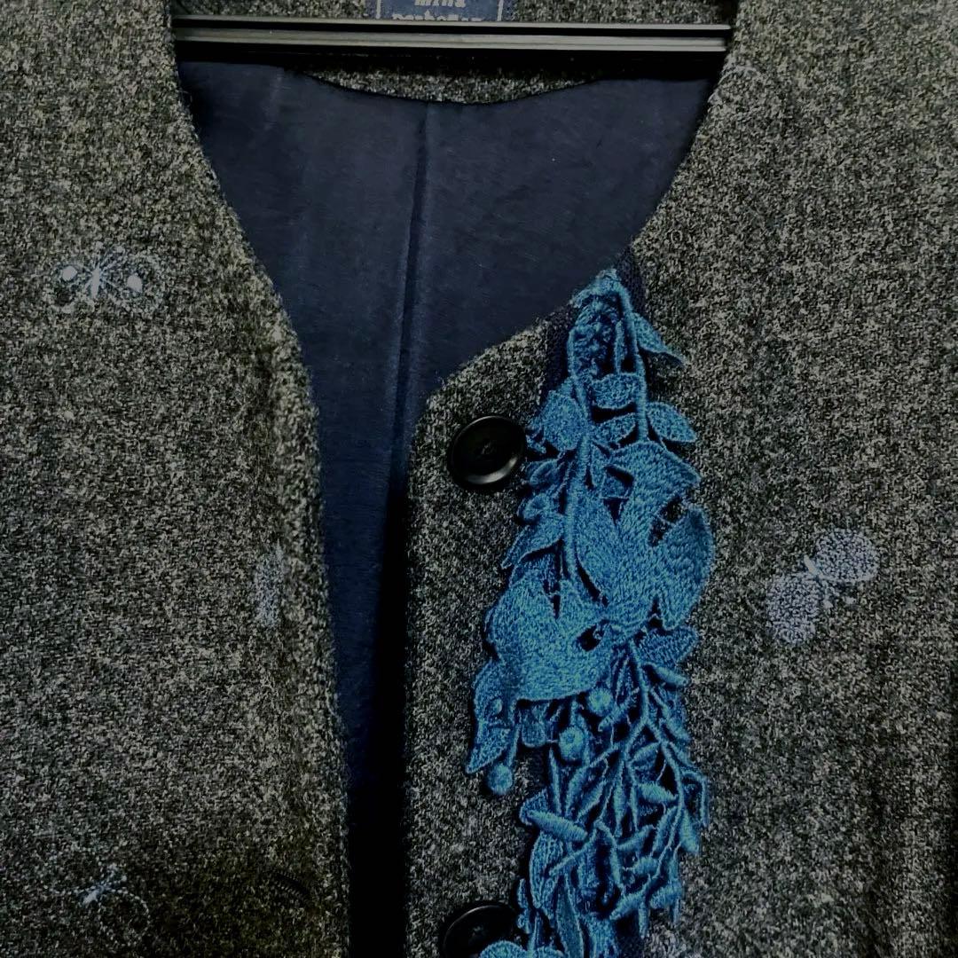 最終　ミナペルホネンchochoフォレストパレードコート