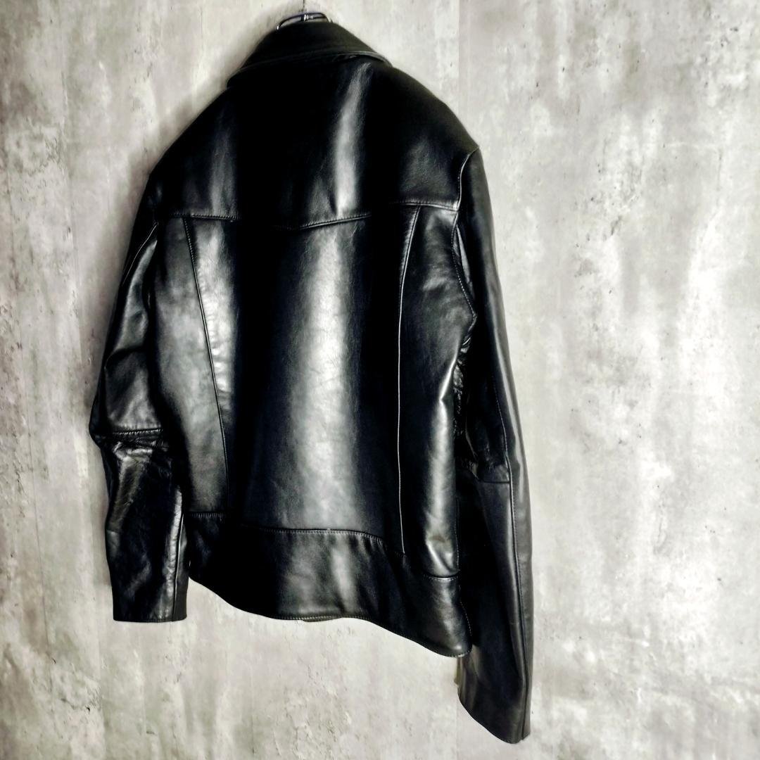 美品★ロットワイラー カウレザー 本革 ダブルライダースジャケット M 日本製