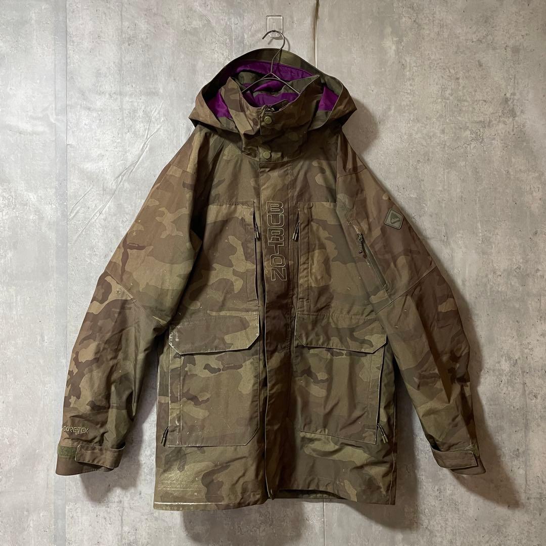 BurtonバートンスキーウェアスノーボードジャケットパーカーGORETEX迷彩
