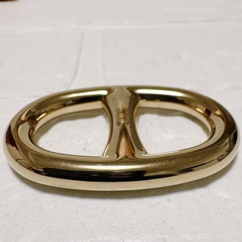 HERMES エルメス シェーヌダンクル スカーフリング ゴールド