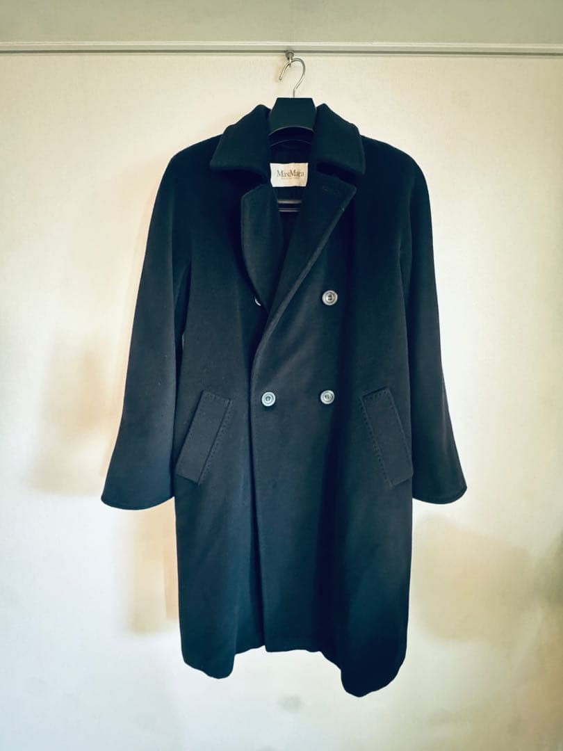 【MaxMara】ネイビーロングコート
