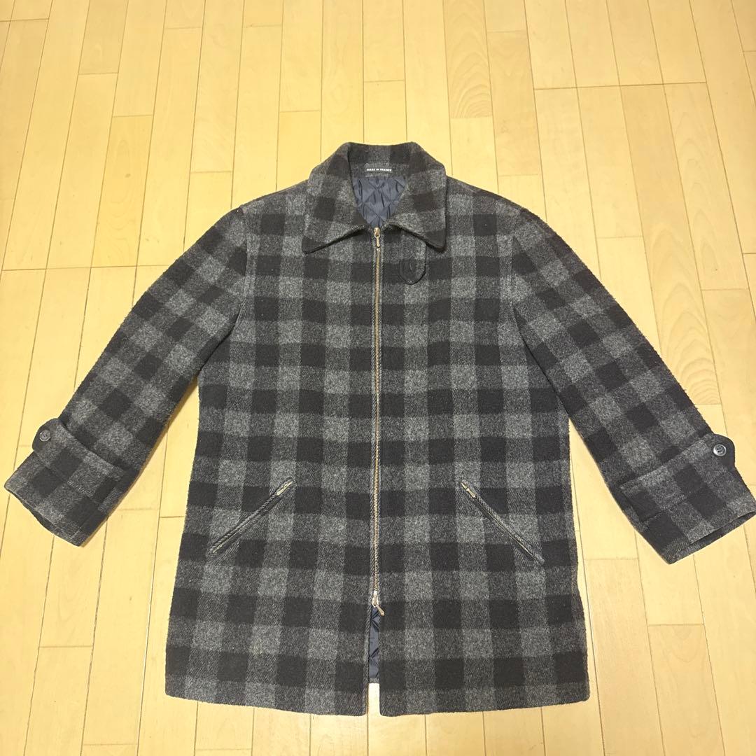 agnes b. フランス製　ヴィンテージ　ウールコートririジップ