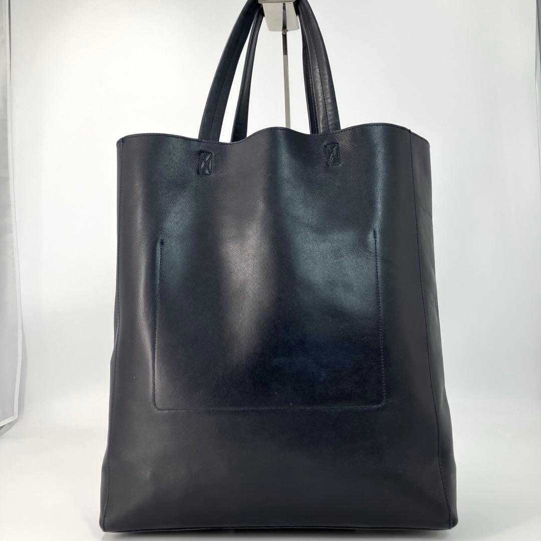 【良品】マーガレットハウエル ソフトレザートートバッグ 本革 A4 大容量