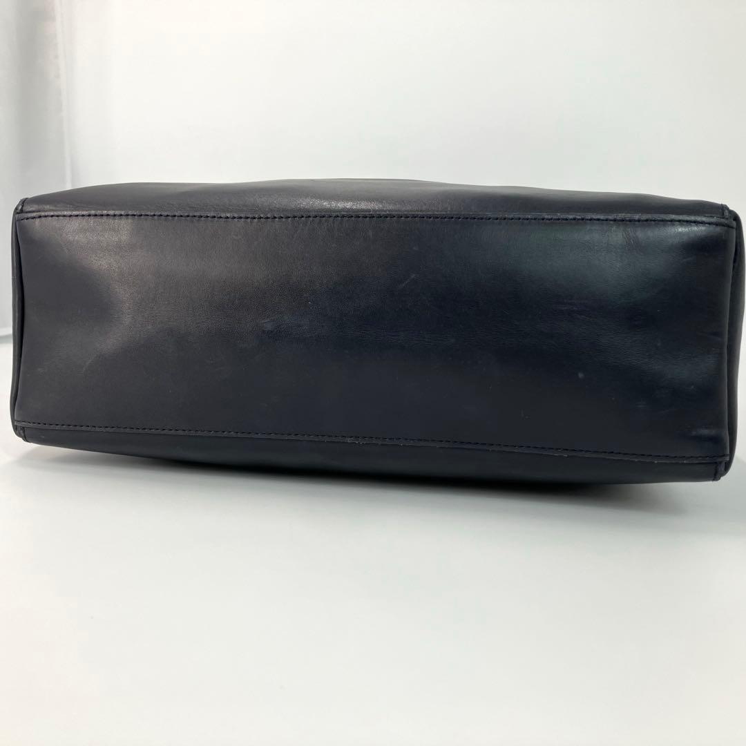 【良品】マーガレットハウエル ソフトレザートートバッグ 本革 A4 大容量