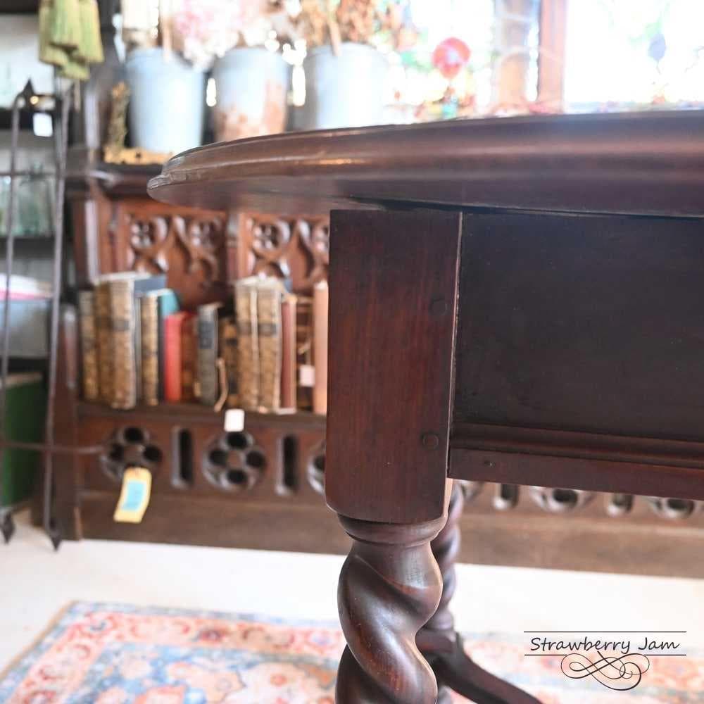 L3710-39 英国アンティーク オーク 丸テーブル ダイニング 食卓テーブル