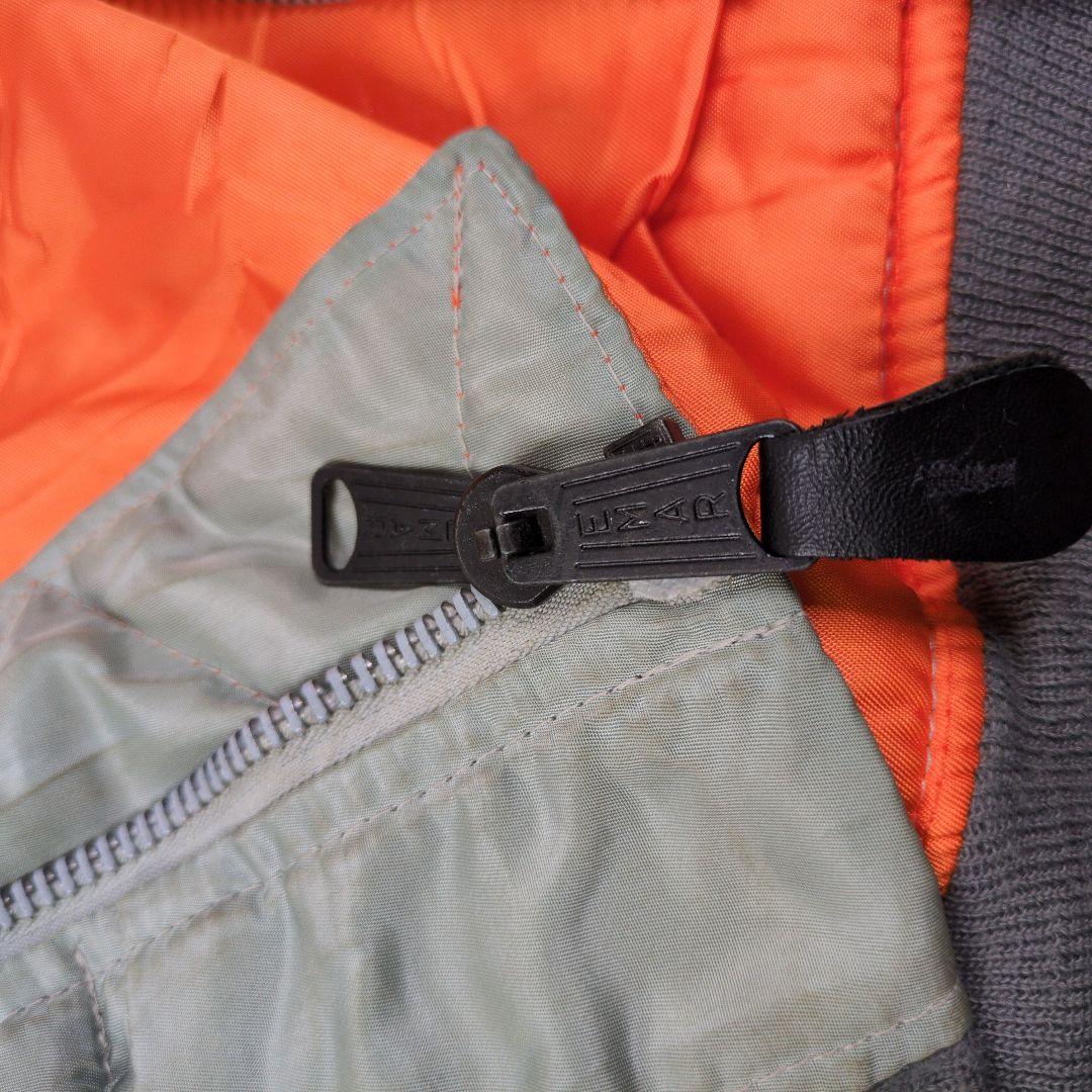 80s 90s USA製 AVIREX アーチロゴ flight jacket