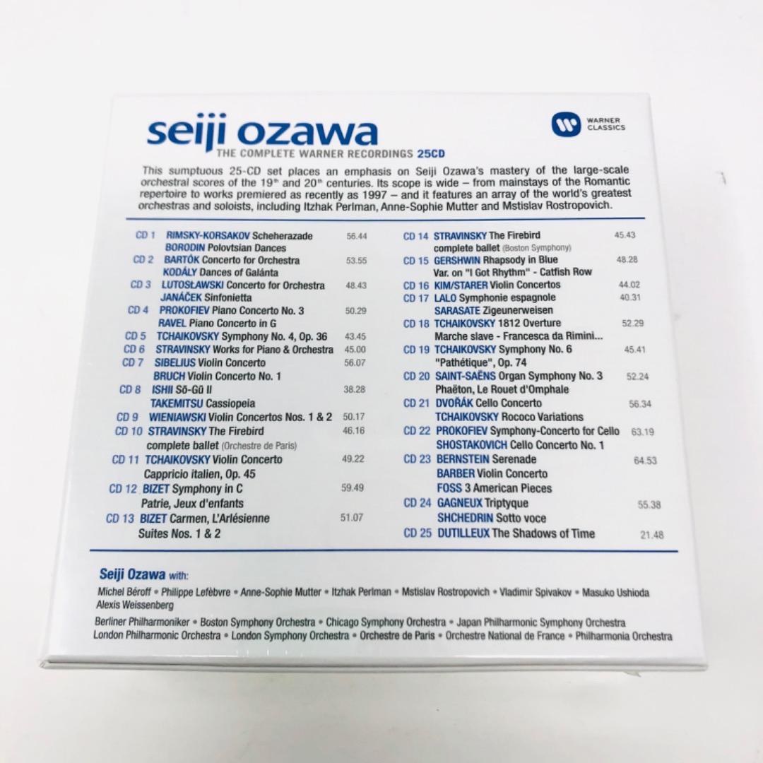 新品/25/CD/BOX 小澤征爾 SEIJI OZAWA ワーナー録音全集