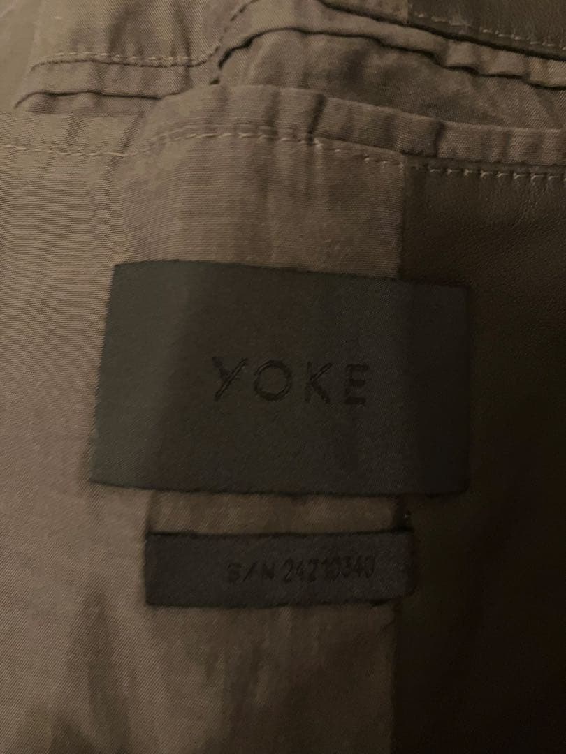 ジャケット・アウター YOKE / Leather Double Breasted Coat 3