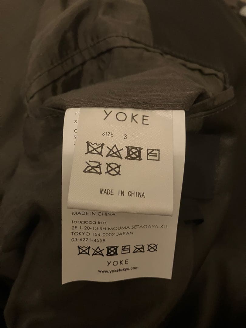 ジャケット・アウター YOKE / Leather Double Breasted Coat 3
