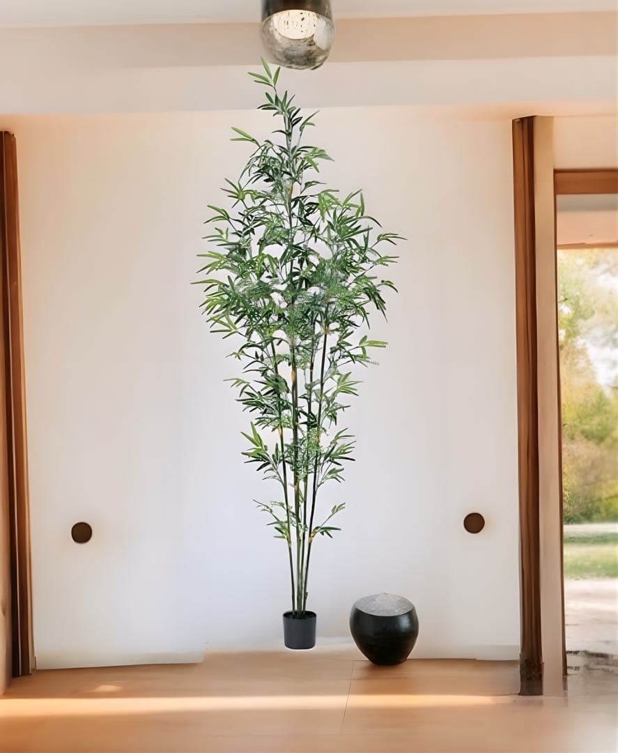 光触媒　人工観葉植物　ウォールグリーン　フェイクグリーン　バンブーツリー210