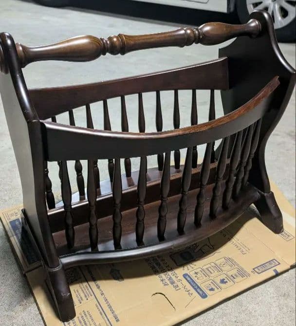 美品！マガジンラック　アンティーク家具　柏木工　KASHIWA