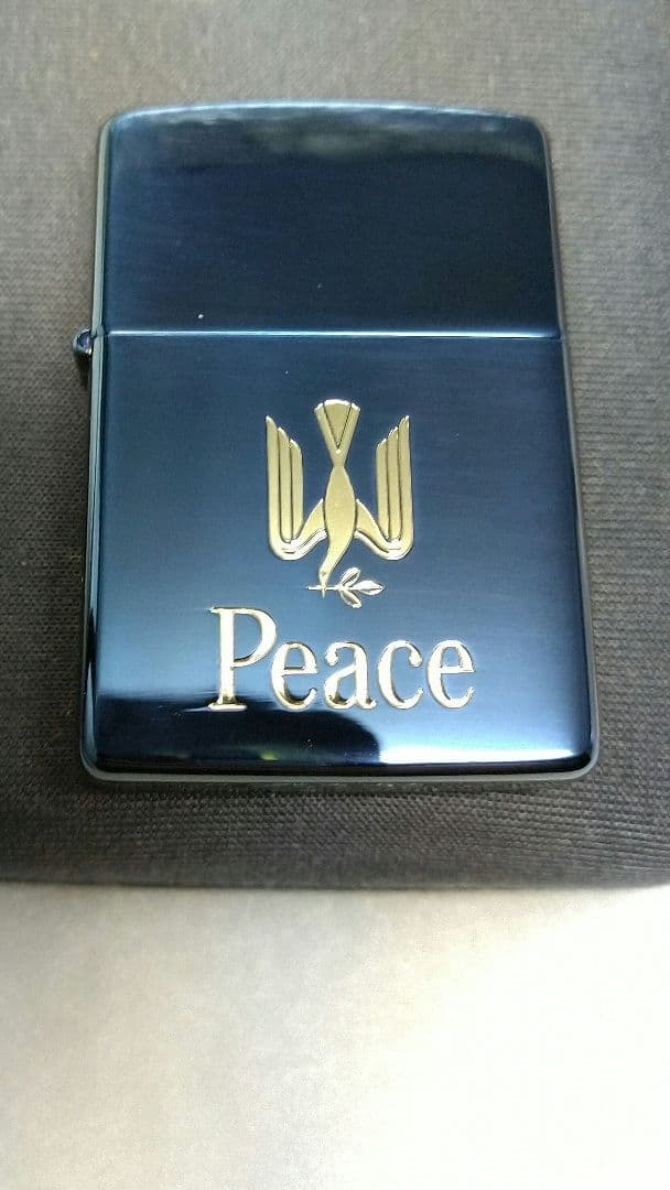 94年製造(X)　イニシャル T.T入り　Peace ZIPPO ライター