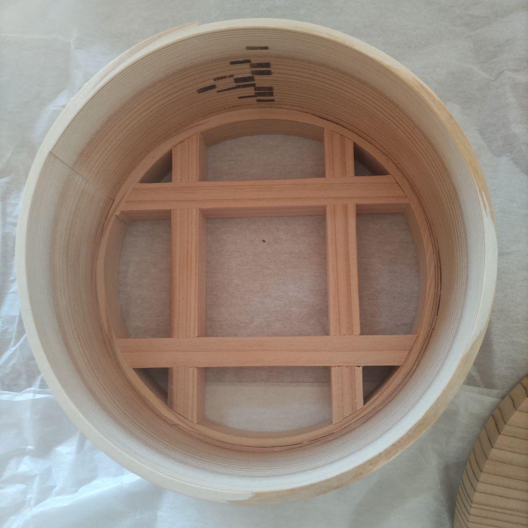 【新品未使用品】★週末大幅お値下げ★大館曲げわっぱ 和セイロ 五寸