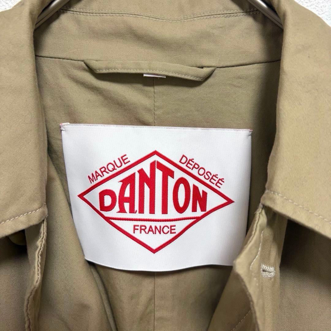 【DANTON】ダントン　ステンカラーコート　スプリングコート　ロングコート