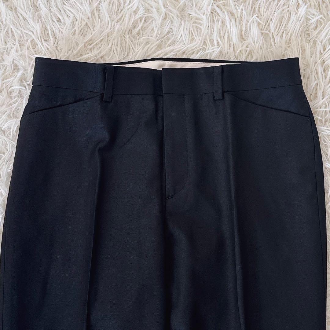 極美品 サイズ40✨カノニコ ユナイテッドアローズ ノーカラー パンツスーツ 紺