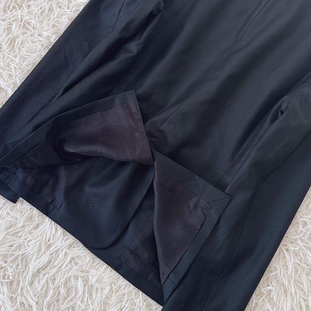 極美品 サイズ40✨カノニコ ユナイテッドアローズ ノーカラー パンツスーツ 紺