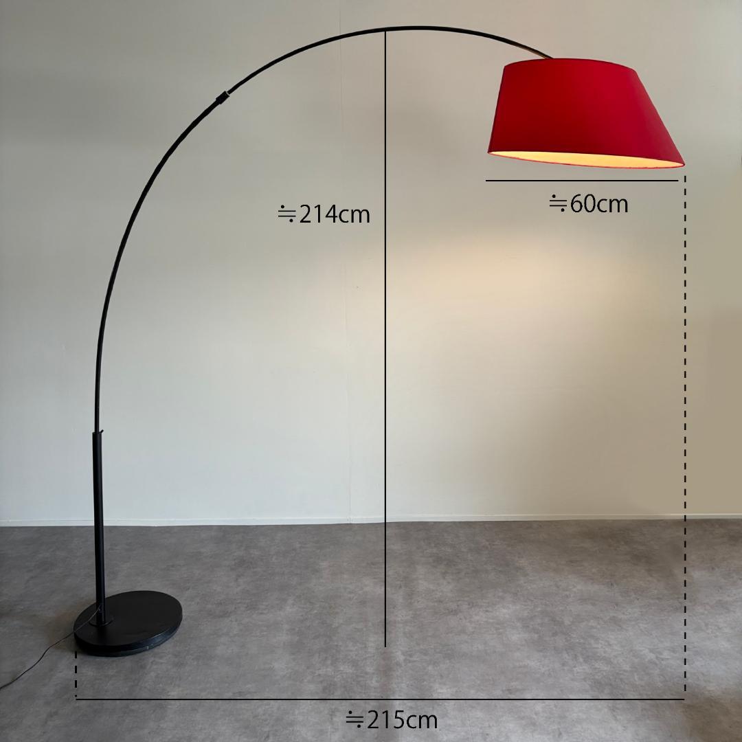 ヴィンテージ　スタンドライト 　レッド　大型