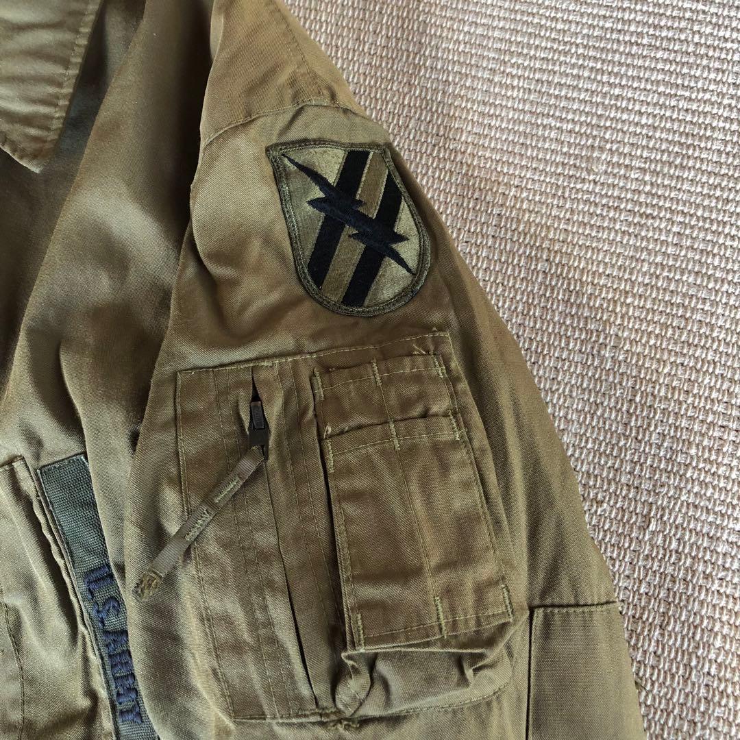 米軍実物 80s ISRATEX タンカースジャケット 難燃性 アラミド L-S