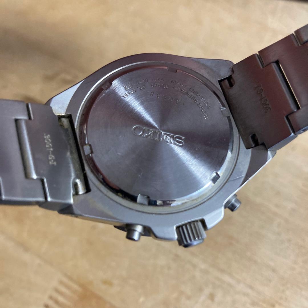 SEIKO セイコー クロノグラフ V657-0B70 腕時計