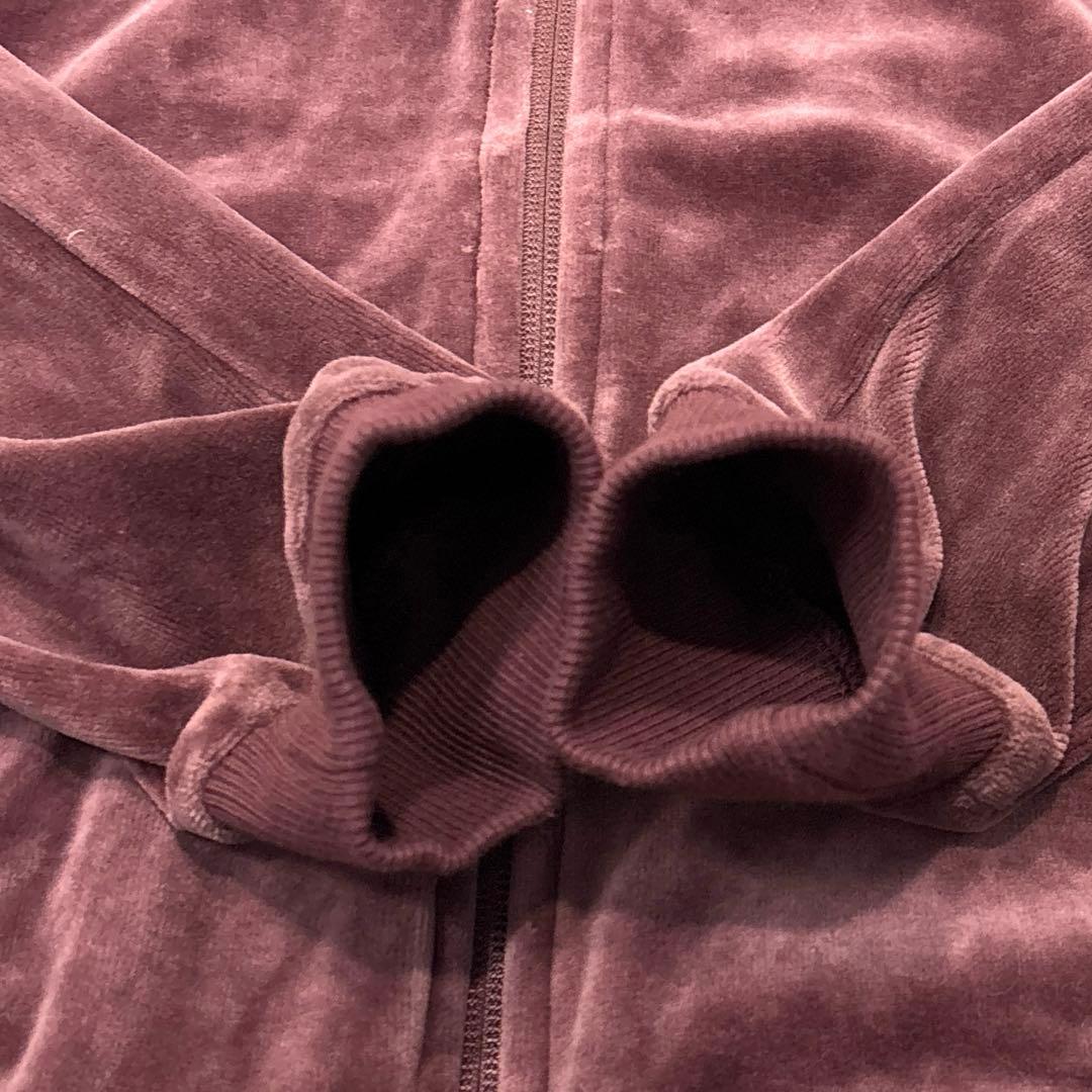 専用【レディースXL】 プーマ　セットアップ　パーカー　パンツ　ベロア　エンジ