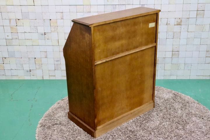 GMFH194○えぞ民芸家具 / 蝦夷民芸家具 クレア ライティングビューロー