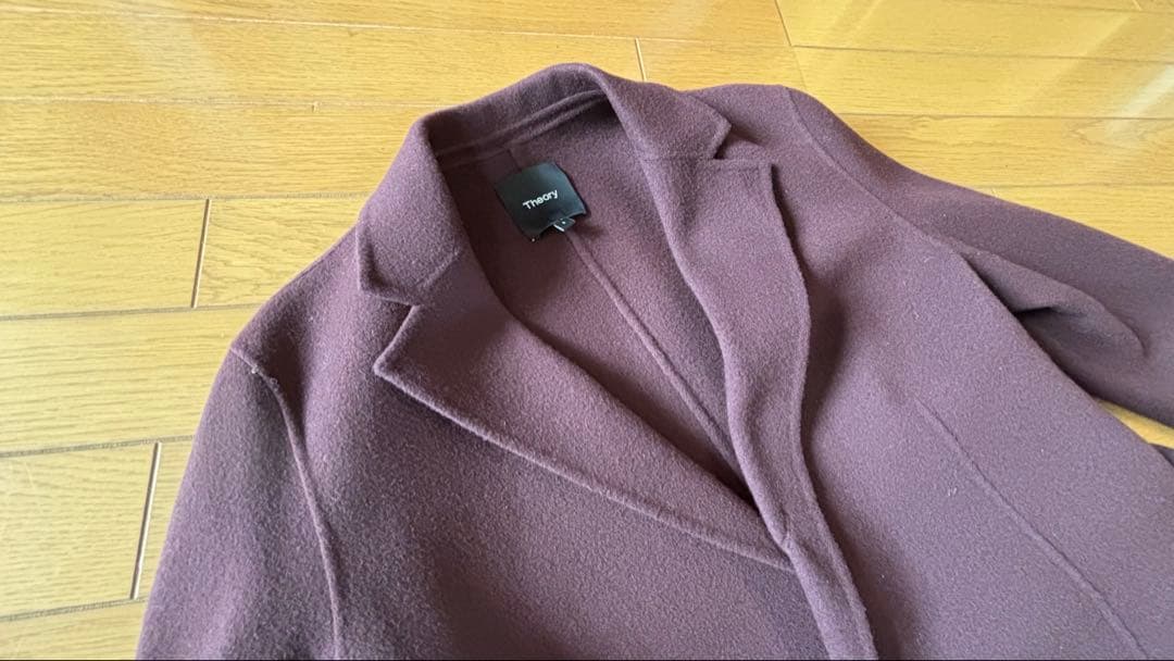 Theory　ダブルフェイスラップコート