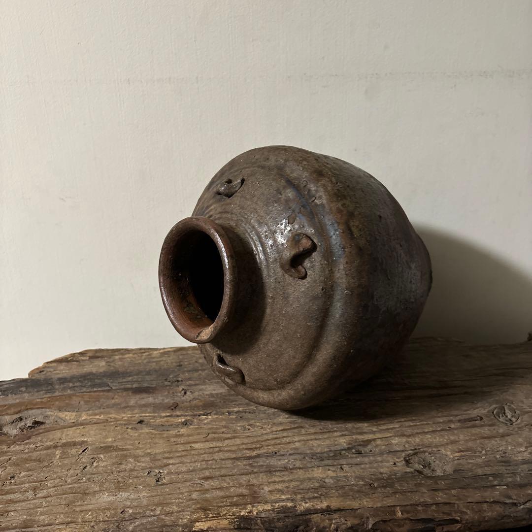 時代壷　古丹波　江戸時代前後頃　古越前　古信楽　古備前　瀬戸　骨董　花器検:李朝